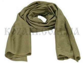 Шарф-сетка 160 х 40 см Army Green (мягкий трикотаж)